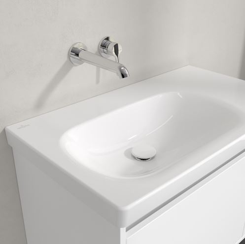 VILLEROY & BOCH SKYLA umývadlo 80 cm, bez prepadu, CeramicPlus, alpská biela 5A52L4R1 Obrázek - fotka