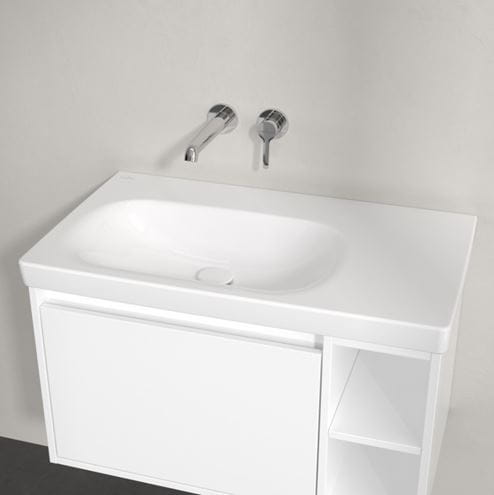 VILLEROY & BOCH SKYLA umývadlo 80 cm, bez prepadu, CeramicPlus, alpská biela 5A52L4R1 Obrázek - fotka