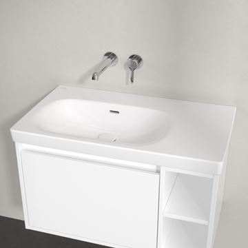 VILLEROY & BOCH SKYLA umývadlo 80 cm, s prepadom, CeramicPlus, alpská biela 5A52L3R1 Obrázek - fotka