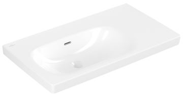 VILLEROY & BOCH SKYLA umývadlo 80 cm, s prepadom, CeramicPlus, alpská biela