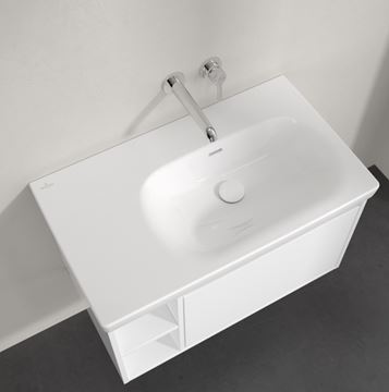 VILLEROY & BOCH SKYLA umývadlo 80 cm, s prepadom, CeramicPlus, alpská biela 5A52R3R1 Obrázek - fotka