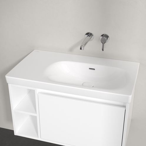 VILLEROY & BOCH SKYLA umývadlo 80 cm, s prepadom, CeramicPlus, alpská biela 5A52R3R1 Obrázek - fotka