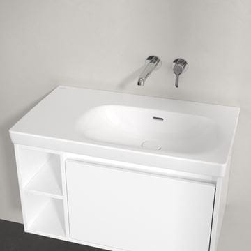 VILLEROY & BOCH SKYLA umývadlo 80 cm, s prepadom, CeramicPlus, alpská biela 5A52R3R1 Obrázek - fotka