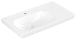 VILLEROY & BOCH SKYLA umývadlo 80 cm, s otvorom pre batériu, bez prepadu, CeramicPlus, alpská biela