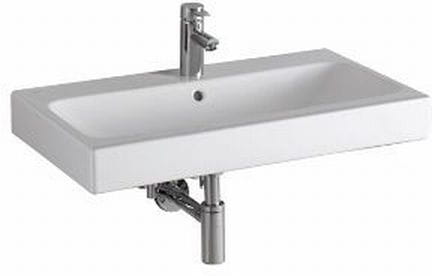 GEBERIT ICON umývadlo 75 cm, s otvorom pre batériu a prepadom, KeraTect 124075600 Obrázek - fotka
