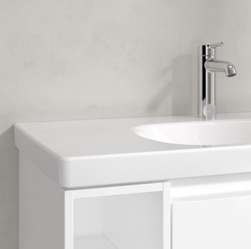 VILLEROY & BOCH SKYLA umývadlo 80 cm, s otvorom pre batériu, bez prepadu, alpská biela 5A52R201 Obrázek - fotka