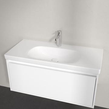 VILLEROY & BOCH SKYLA umývadlo 100 cm, s otvorom pre batériu, bez prepadu, CeramicPlus, alpská biela 5A51A2R1 Obrázek - fotka