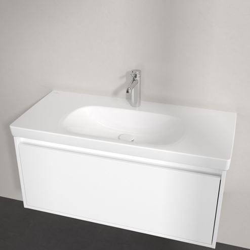 VILLEROY & BOCH SKYLA umývadlo 100 cm, s otvorom pre batériu, bez prepadu, CeramicPlus, alpská biela 5A51A2R1 Obrázek - fotka