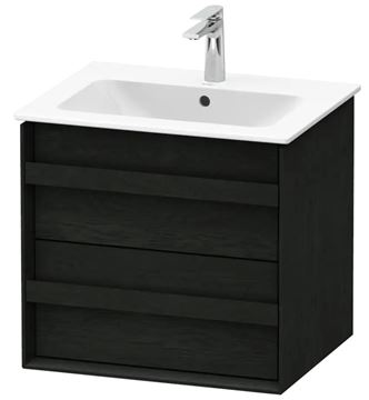 DURAVIT OCAVO skrinka pod umývadlo 60x48x54, 9 cm, 2 zásuvky, čierny dub