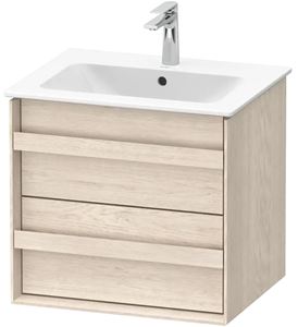 DURAVIT OCAVO skrinka pod umývadlo 60x48x54,9 cm, 2 zásuvky, svetlý dub