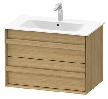 DURAVIT OCAVO skrinka pod umývadlo 80x48x54, 9 cm, 2 zásuvky, prírodný dub