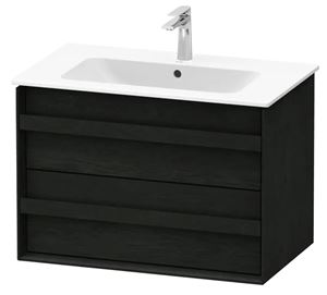 DURAVIT OCAVO skrinka pod umývadlo 80x48x54, 9 cm, 2 zásuvky, čierny dub