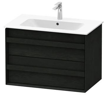 DURAVIT OCAVO skrinka pod umývadlo 80x48x54, 9 cm, 2 zásuvky, čierny dub