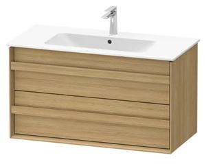 DURAVIT OCAVO skrinka pod umývadlo 100x48x54, 9 cm, 2 zásuvky, prírodný dub