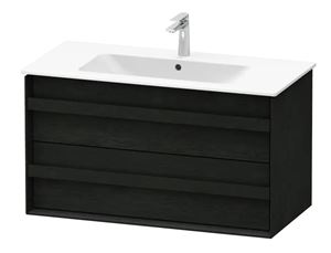 DURAVIT OCAVO skrinka pod umývadlo 100x48x54, 9 cm, 2 zásuvky, čierny dub