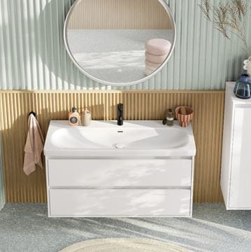 VILLEROY & BOCH SKYLA umývadlo 120 cm, s otvorom pre batériu a prepadom, alpská biela 5A51C501 Obrázek - fotka
