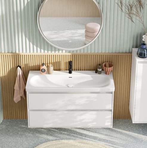 VILLEROY & BOCH SKYLA umývadlo 120 cm, s otvorom pre batériu a prepadom, alpská biela 5A51C501 Obrázek - fotka