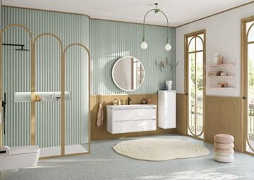 VILLEROY & BOCH SKYLA umývadlo 120 cm, s otvorom pre batériu a prepadom, CeramicPlus, alpská biela 5A51C5R1 Obrázek - fotka