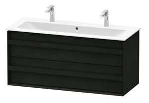DURAVIT OCAVO skrinka pod umývadlo 120x48x54, 9 cm, 2 zásuvky, čierny dub