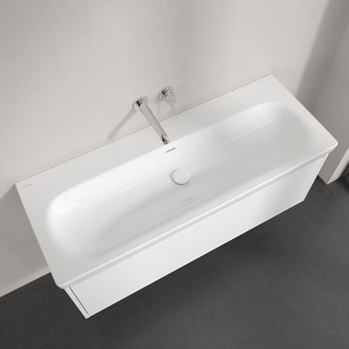 VILLEROY & BOCH SKYLA umývadlo 120 cm, s prepadom, CeramicPlus, alpská biela 5A51C6R1 Obrázek - fotka