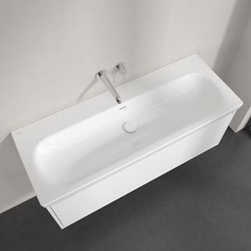 VILLEROY & BOCH SKYLA umývadlo 120 cm, s prepadom, CeramicPlus, alpská biela 5A51C6R1 Obrázek - fotka