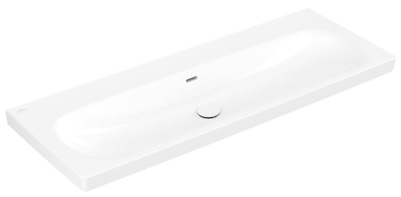 VILLEROY & BOCH SKYLA umývadlo 120 cm, s prepadom, CeramicPlus, alpská biela 5A51C6R1 Obrázek - fotka