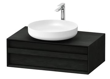 DURAVIT OCAVO skrinka pod umývadlo 80x48x26, 8 cm, 1 zásuvka, čierny dub