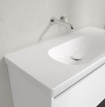 VILLEROY & BOCH SKYLA umývadlo 100 cm, bez prepadu, CeramicPlus, alpská biela 5A51A3R1 Obrázek - fotka