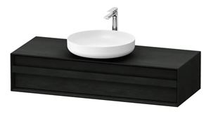DURAVIT OCAVO skrinka pod umývadlo 120x48x26, 8 cm, 1 zásuvka, čierny dub