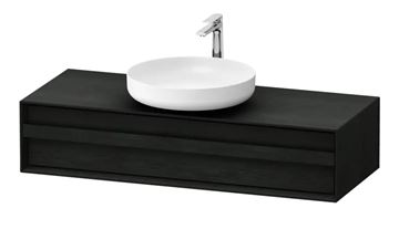 DURAVIT OCAVO skrinka pod umývadlo 120x48x26, 8 cm, 1 zásuvka, čierny dub