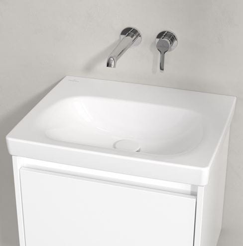 VILLEROY & BOCH SKYLA umývadlo 55 cm, bez prepadu, CeramicPlus, alpská biela 5A5158R1 Obrázek - fotka