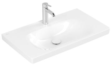 VILLEROY & BOCH SKYLA umývadlo 80 cm, s otvorom pre batériu, bez prepadu, alpská biela 5A518101 Obrázek - fotka