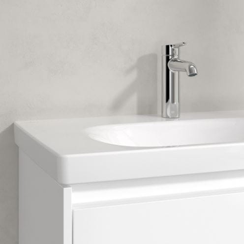 VILLEROY & BOCH SKYLA umývadlo 80 cm, s otvorom pre batériu, bez prepadu, CeramicPlus, alpská biela 5A5181R1 Obrázek - fotka