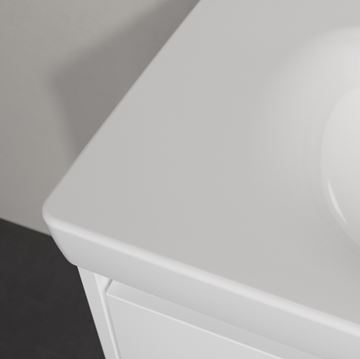 VILLEROY & BOCH SKYLA umývadlo 80 cm, s otvorom pre batériu, bez prepadu, CeramicPlus, alpská biela 5A5181R1 Obrázek - fotka