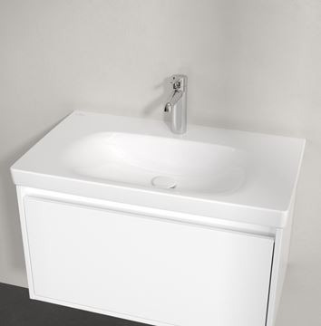 VILLEROY & BOCH SKYLA umývadlo 80 cm, s otvorom pre batériu, bez prepadu, CeramicPlus, alpská biela 5A5181R1 Obrázek - fotka