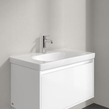 VILLEROY & BOCH SKYLA umývadlo 80 cm, s otvorom pre batériu, bez prepadu, CeramicPlus, alpská biela 5A5181R1 Obrázek - fotka