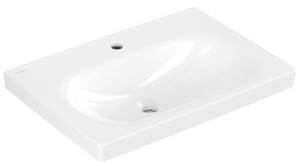 VILLEROY & BOCH SKYLA umývadlo 65 cm, s otvorom pre batériu, bez prepadu, alpská biela