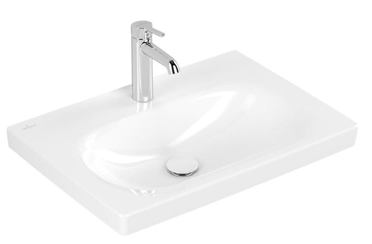 VILLEROY & BOCH SKYLA umývadlo 65 cm, s otvorom pre batériu, bez prepadu, alpská biela 5A516601 Obrázek - fotka