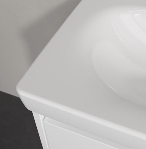 VILLEROY & BOCH SKYLA umývadlo 65 cm, s otvorom pre batériu, bez prepadu, CeramicPlus, alpská biela 5A5166R1 Obrázek - fotka