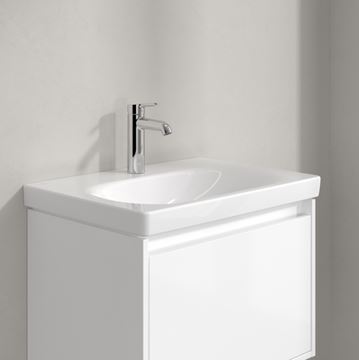 VILLEROY & BOCH SKYLA umývadlo 65 cm, s otvorom pre batériu, bez prepadu, CeramicPlus, alpská biela 5A5166R1 Obrázek - fotka