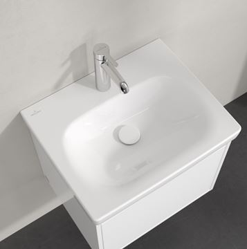 VILLEROY & BOCH SKYLA umývadlo 55 cm, s otvorom pre batériu, bez prepadu, alpská biela 5A515601 Obrázek - fotka