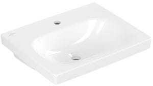 VILLEROY & BOCH SKYLA umývadlo 55 cm, s otvorom pre batériu, bez prepadu, alpská biela