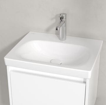 VILLEROY & BOCH SKYLA umývadlo 55 cm, s otvorom pre batériu, bez prepadu, CeramicPlus, alpská biela 5A5156R1 Obrázek - fotka