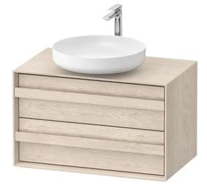 DURAVIT OCAVO skrinka pod umývadlo 80x48x49, 3 cm, 2 zásuvky, svetlý dub
