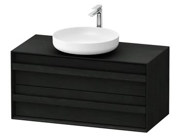 DURAVIT OCAVO skrinka pod umývadlo 100x48x49, 3 cm, 2 zásuvky, čierny dub