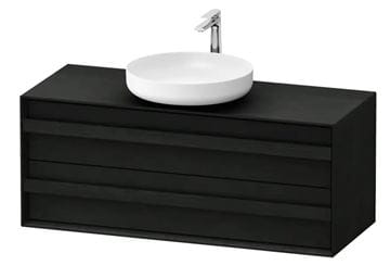 DURAVIT OCAVO skrinka pod umývadlo 120x48x49, 3 cm, 2 zásuvky, čierny dub