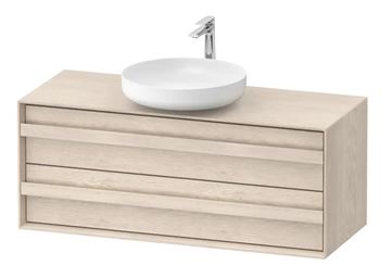DURAVIT OCAVO skrinka pod umývadlo 120x48x49, 3 cm, 2 zásuvky, svetlý dub