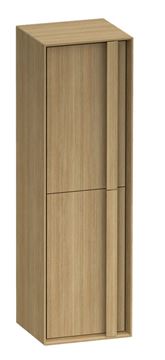 DURAVIT OCAVO nízka skrinka 40x36x132 cm, 2 dvierka, pánty vľavo, prírodný dub