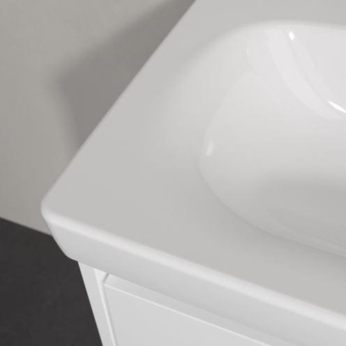 VILLEROY & BOCH SKYLA umývadlo 60 cm, s otvorom pre batériu, bez prepadu, CeramicPlus, alpská biela 5A5161R1 Obrázek - fotka