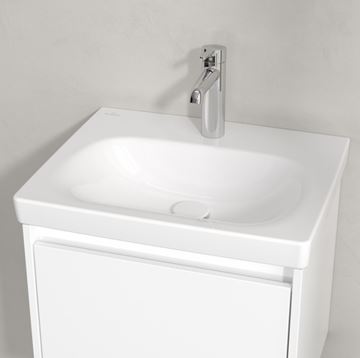 VILLEROY & BOCH SKYLA umývadlo 60 cm, s otvorom pre batériu, bez prepadu, alpská biela 5A516101 Obrázek - fotka